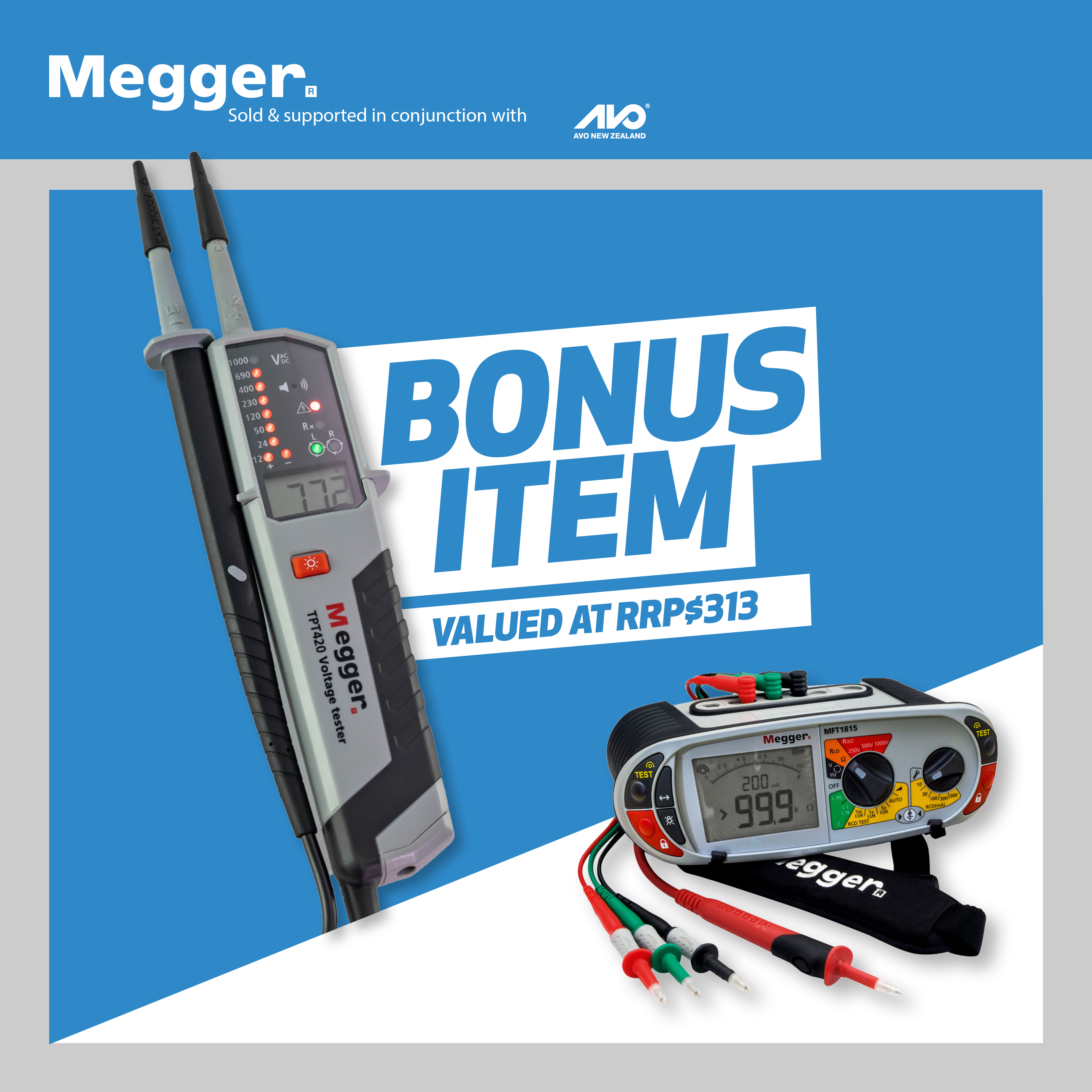 @S Feb/Mar - 20 - Megger Bonus