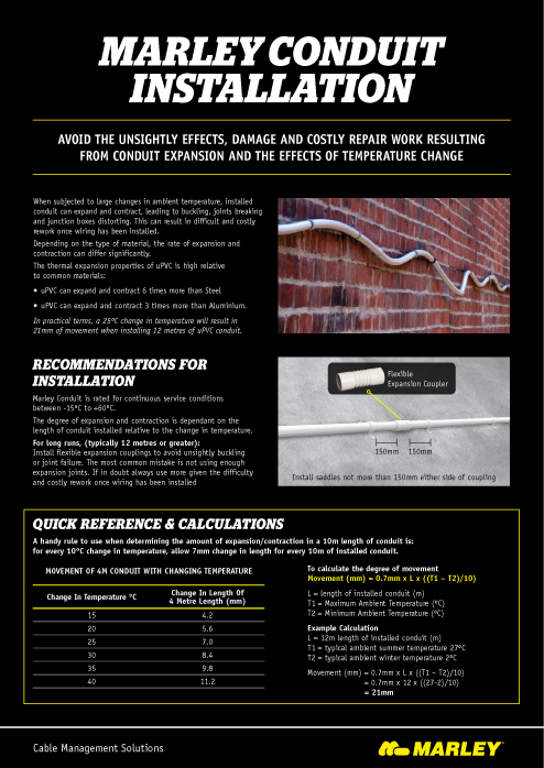 Conduit Installation